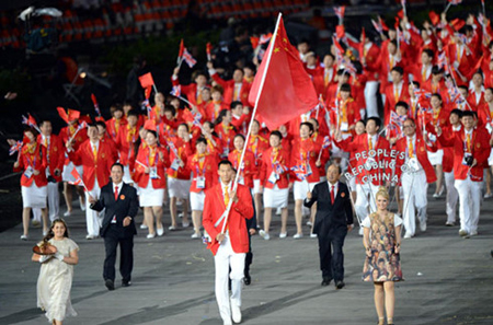 Đoàn thể thao Trung Quốc cử lực lượng hùng hậu đến Olympic Rio.